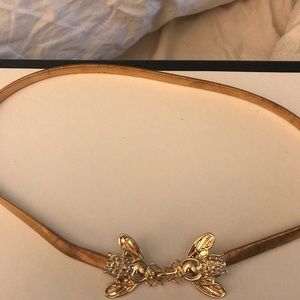 Bee belt gold